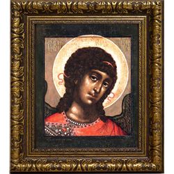 Архангел Михаил. Воспроизведение на холсте старинной иконы М. Милютина.