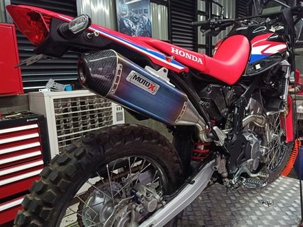Moto-X Full Exhaust System for Honda CRF300L-RALLY300 (2021). Made in Thailand. V.3
