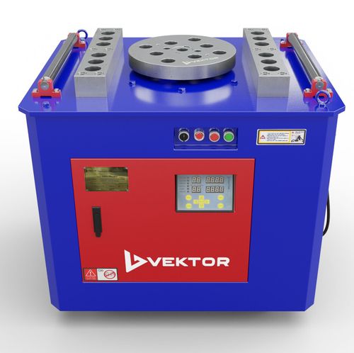 Станок для гибки арматуры Vektor GW40М с электронным блоком управления (ЧПУ) - [3 кВт / до 36 мм]