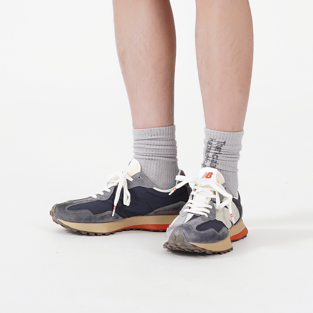 New Balance 327 White Grey Split