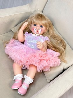 Кукла Реборн виниловая 55см (FA-863)