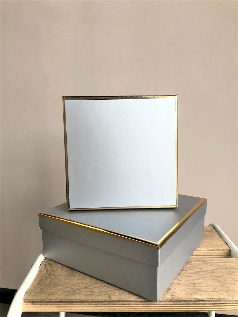 Коробка 3 "Идеал" Серый 19*19*9,5 см