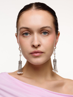 Серьги "Queen pearl" Silver