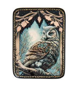 Народные промыслы ШК-19/56-E Шкатулка в технике декупаж «Сова» (8х6х3,5)