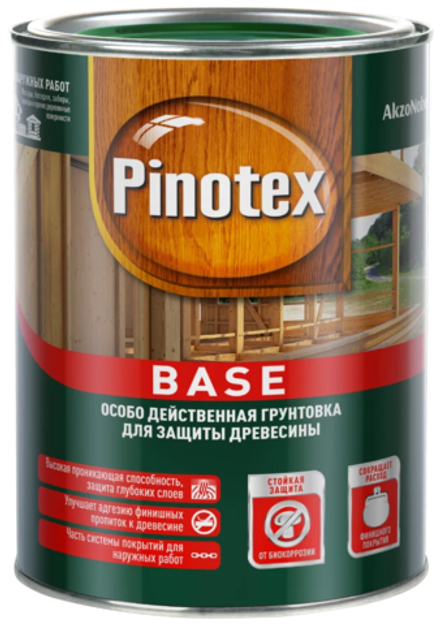 Антисептический грунт Pinotex Base (1,0л)