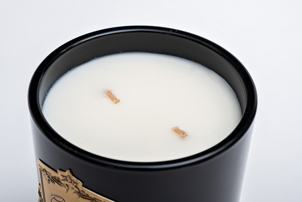 Свеча ароматическая 450г Cote Noire French Morning Tea в стеклянном стакане