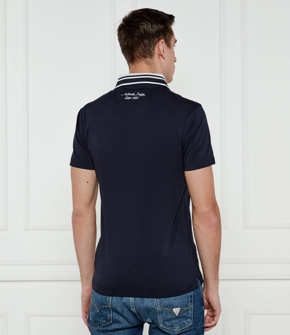 Поло NOLAN GUESS - темно-синий(M4BP66 J1314)