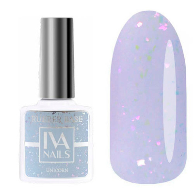 IVA nails Rubber base UNICORN №3 8 ml