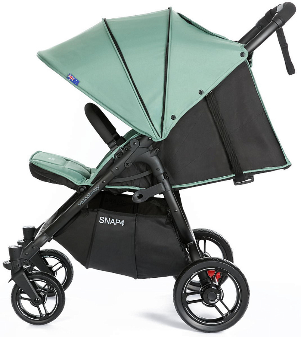 Прогулочная коляска Valco baby Snap 4 с накидкой на ножки Flatt Matt / Slate Blue