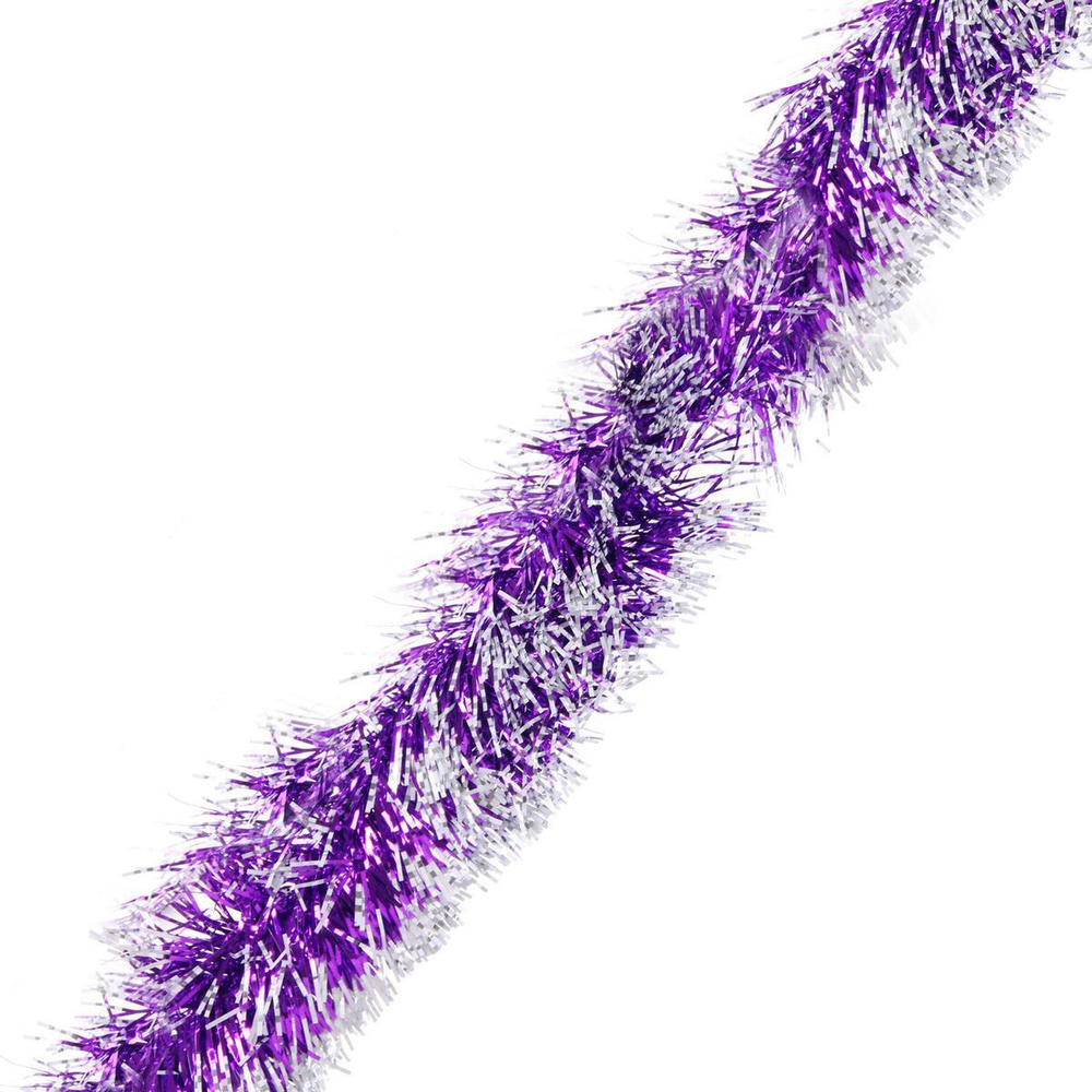 Мишура "Восточный шик" 2 м 9см. Фиолетовый (Серпантин)