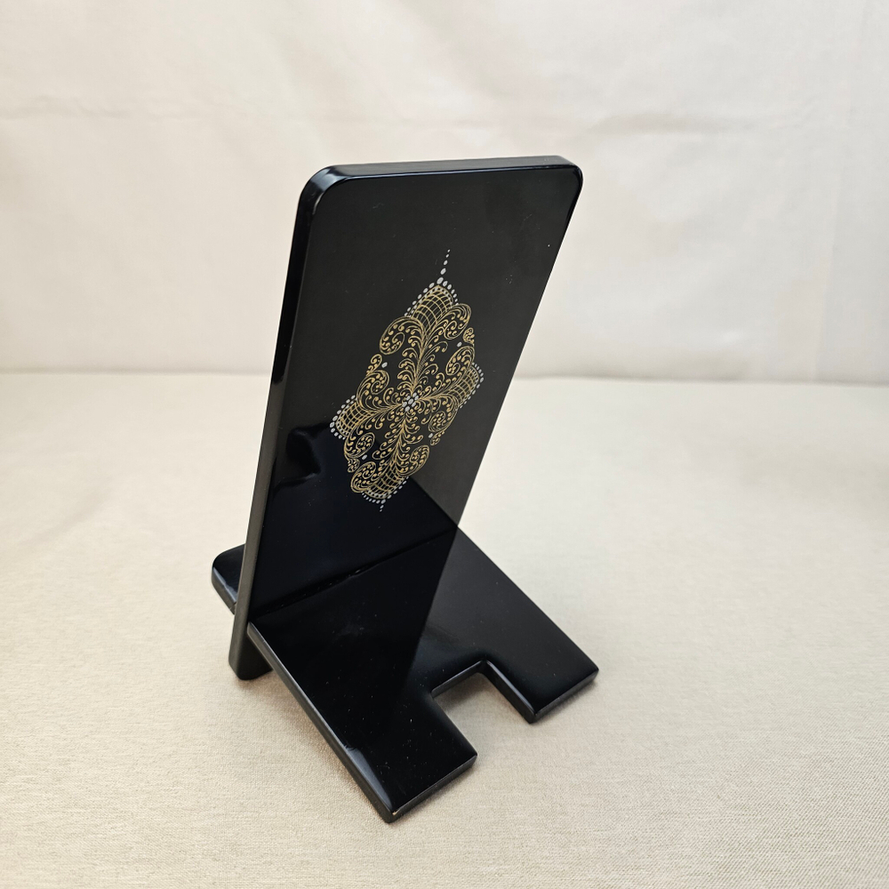 Сувенирная подставка для телефона с росписью Палех "Морозко"