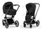 Детская коляска Cybex Priam IV 2 в 1 Sepia Black шасси Chrome Black