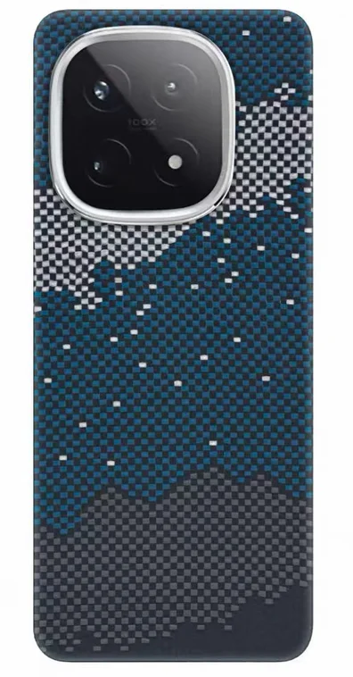 Карбоновый чехол для IQOO 15 с MagSafe Галактика (Galaxy)