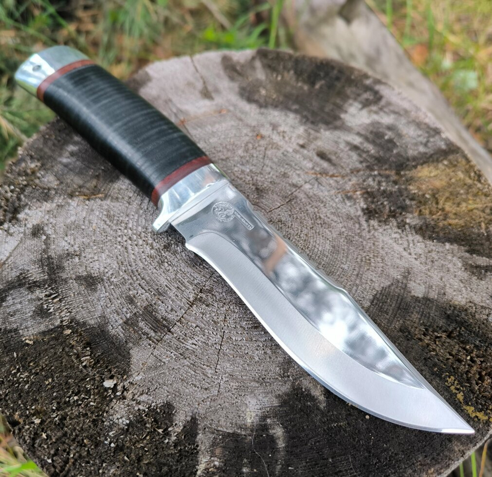 Нож НС-28А Таежник, с алюминиевыми вставками (Златоуст)