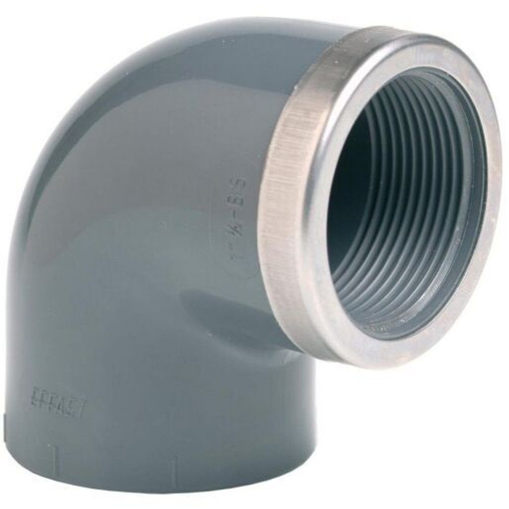 Угол 90° c металлическим кольцом EFFAST d32x1" (RGRGOR032D)