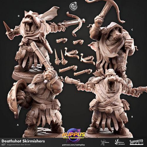 Гифф Бегемот Вор Ассасин Разбойник Плут Бандит 1шт миниатюра для dnd, днд, pathfinder, фентези, Настольная игра, НРИ, Варгейм, РПГ