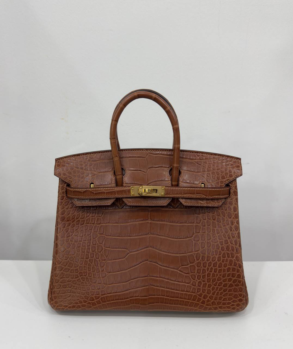 Сумка Hermes из кожи крокодила 25 см, арт. 466224855