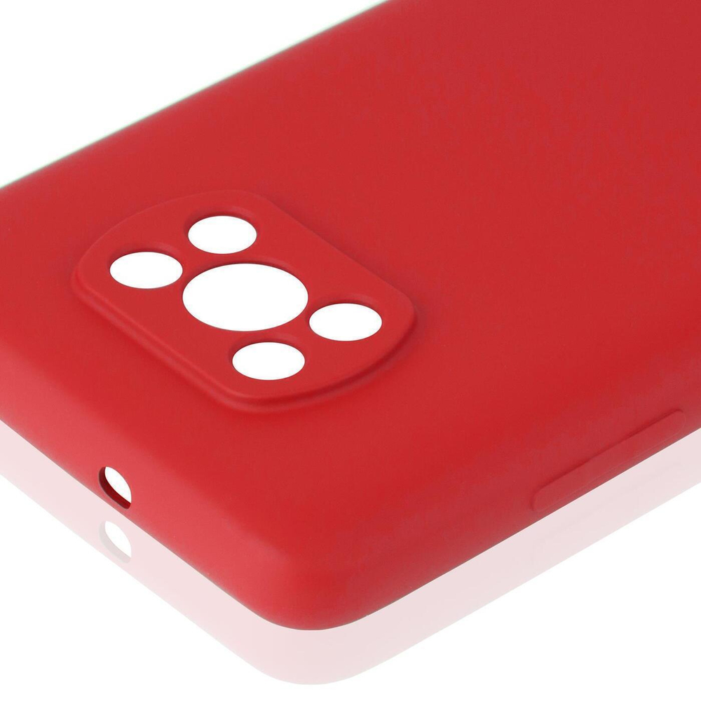 Чехол ROSCO для Poco X3 NFC;Poco X3 Pro оптом (арт. XM-PX3-NSRB-RED)