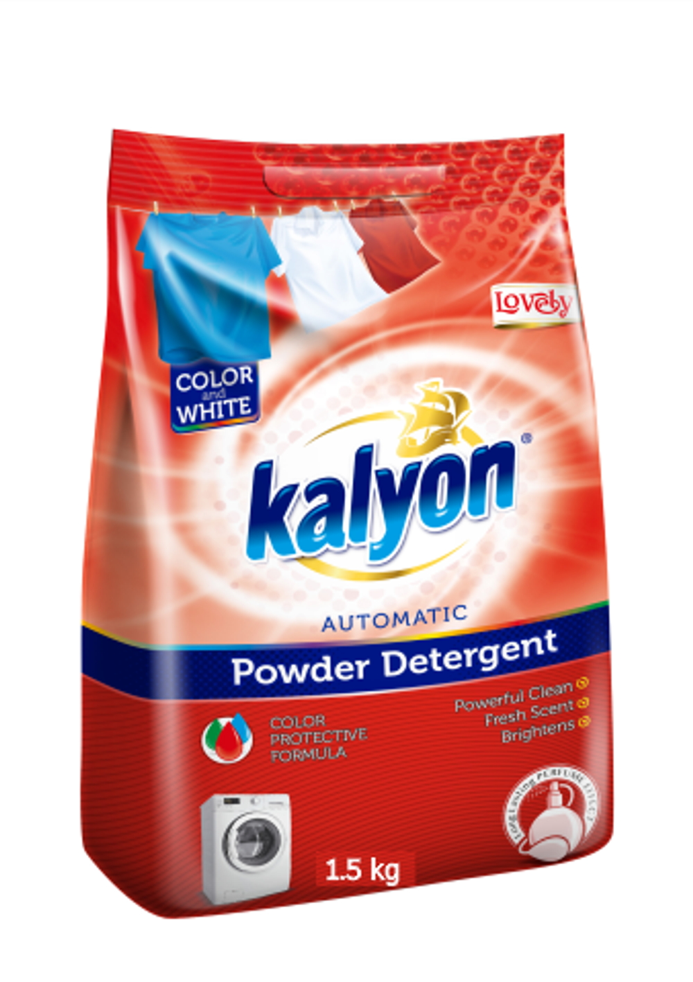 Kalyon Порошок автомат 1.5кг Роза