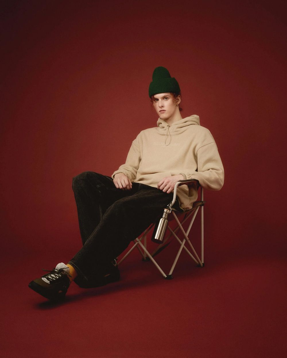 Худи Called a Garment Wrap Мужской Бежевый