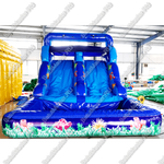 Надувной водный батут с бассейном «Коралловые рифы» 9*4*5 м