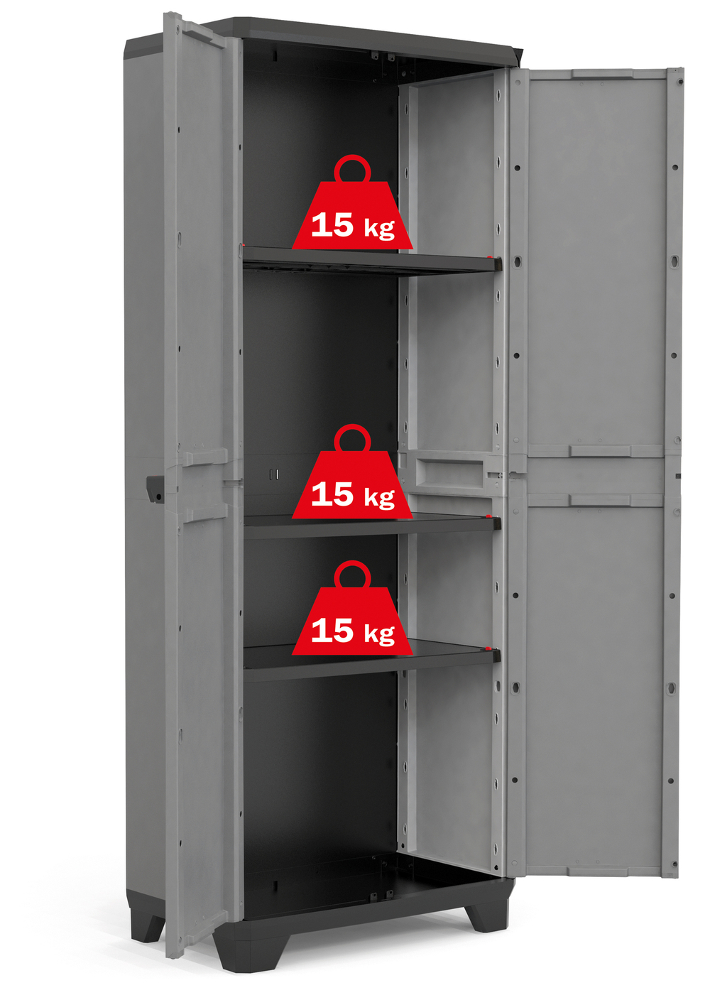 Пластиковый шкаф Keter Stilo Tall Cabinet