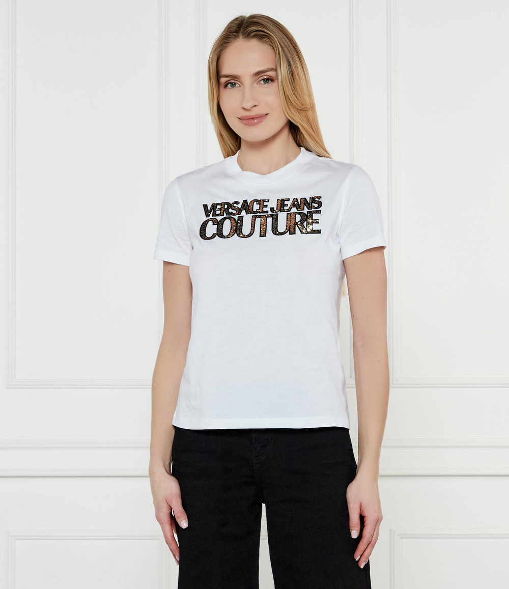 Футболка Versace Jeans Couture - белый(78HAHE02CJ00E)