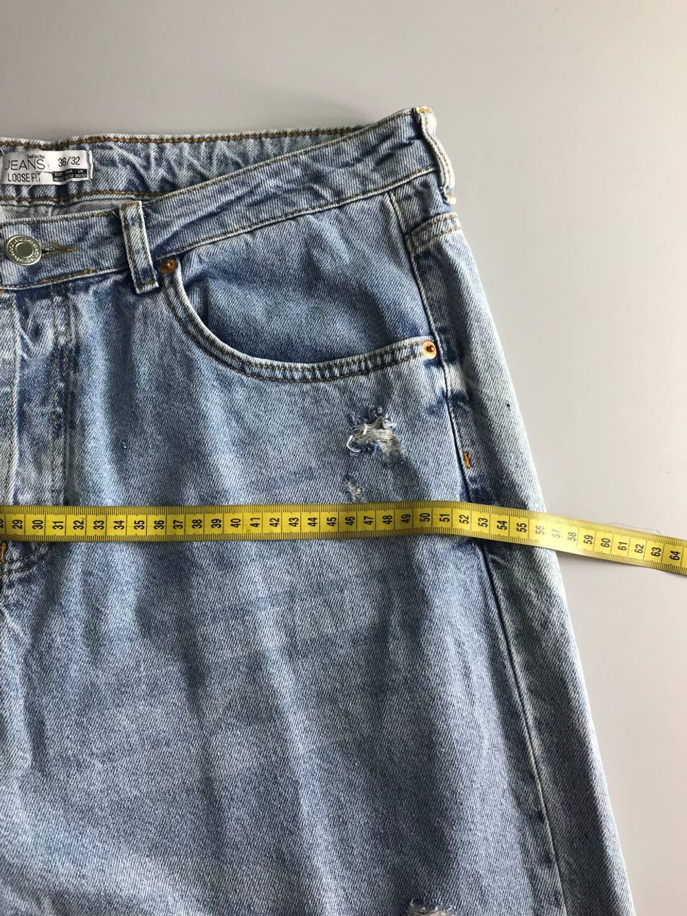 Джинсы Defacto модные, маркировка 36/32, визуально на 46 размер