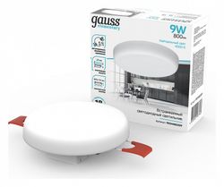 Встраиваемый светильник Gauss Elementary Adjustable Frameless 9034460209