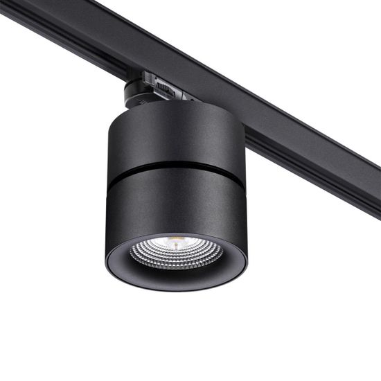 358787 PORT NT21 271 черный Трехфазный трековый светодиодный светильник IP20 LED 25W 4000K 2200Лм 100-265V GRODA
