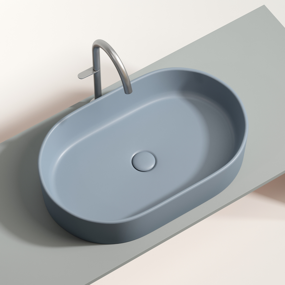 Раковина Ceramica Nova Element 60 см CN6048MHL серо-голубая