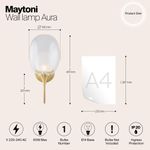 Настенный светильник (бра) Maytoni MOD016WL-01BS