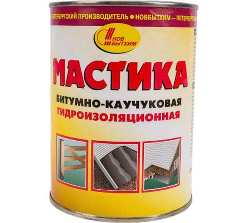 Мастика битумно-каучуковая 1л НБХ