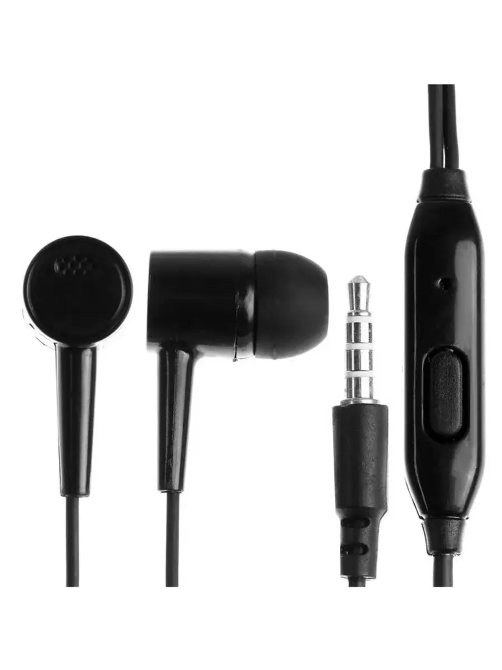 Наушники D21, проводные, вакуумные, микрофон, 1 м, Jack 3.5