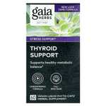 Gaia Herbs, Средство для поддержки щитовидной железы, 60 веганских капсул Phyto-Cap