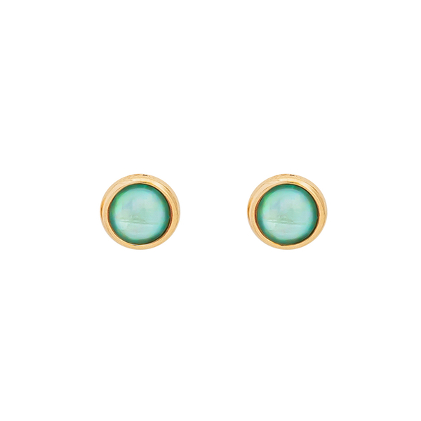 Серьги пусеты Possebon Madre Azul A9999.20 BL/G