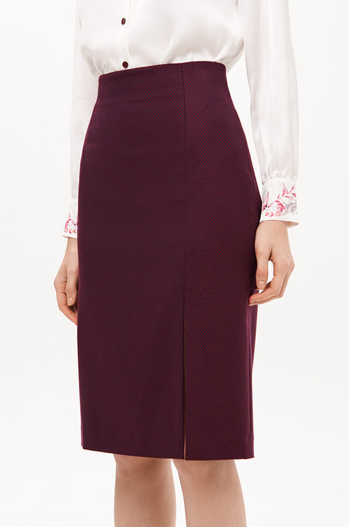 4905 Юбка женская (бордо)