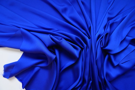 Шелк однотонный василек