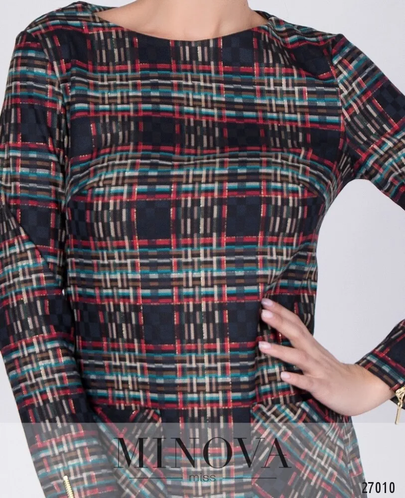 Платье 8597-синий Minova