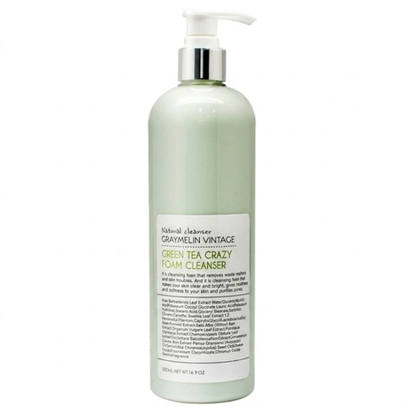 Очищающая пенка для умывания Graymelin HerbTea Crazy Foam Cleanser, 500мл