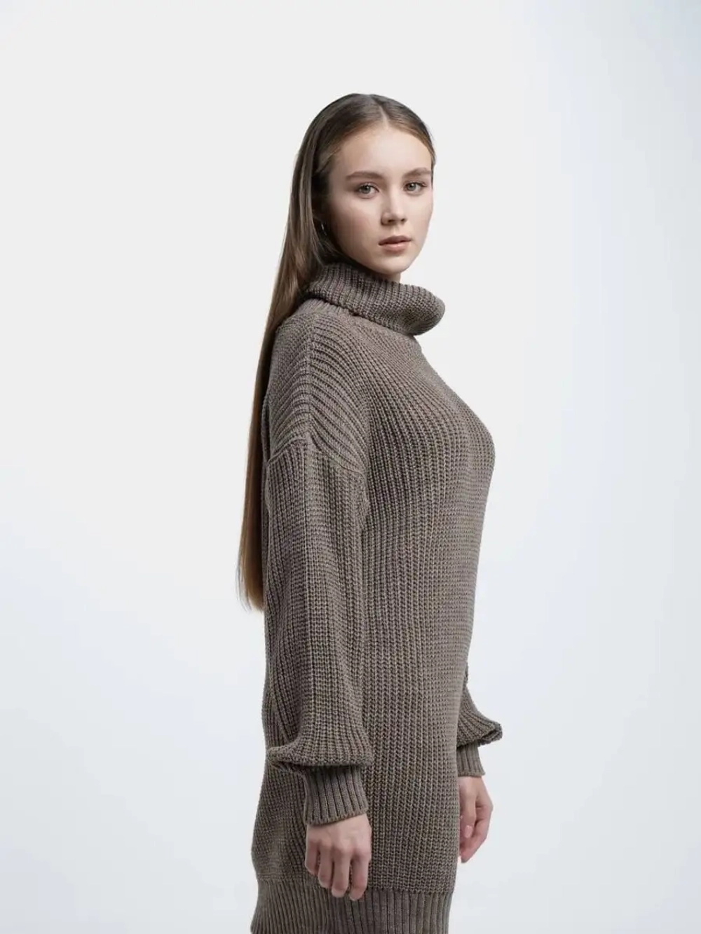 удлиненный свитер