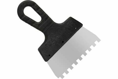 Шпатель зубчатый 150 мм.зуб.8х8 мм Zolder