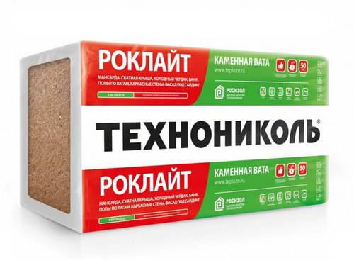 Утеплитель Технониколь Роклайт 50х600х1200 мм 8,64 кв.м
