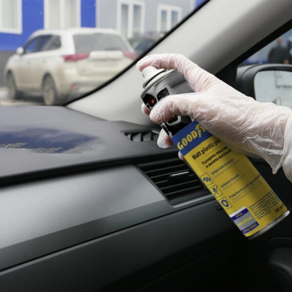 Полироль пластика Атлант.свежесть, матовый Goodyear (400мл)