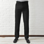 Брюки "Классика", черные, школьные 12 лет, р.160/42 (ВАЙТ КОТТОН)