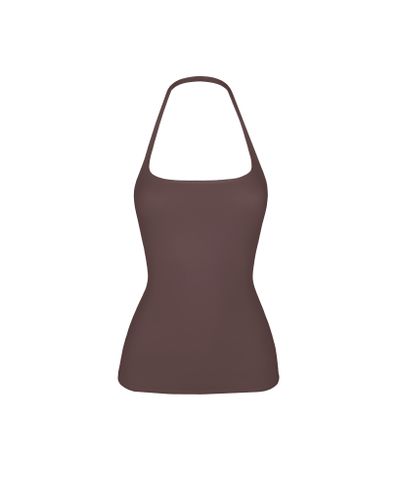 chocolate halter top