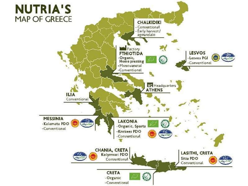 Оливковое Масло греческое IONIS LESVOS P.G.I. Extra Virgin Amfora 500 мл Греция
