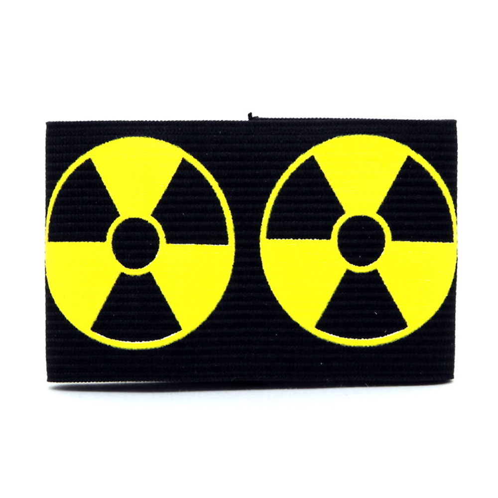 Напульсник Радиация чёрно-жёлтая (033)