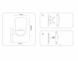Ambrella Уличный настенный светильник Garden ST2081