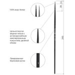 Кисть художественная проф. BRAUBERG ART CLASSIC, белка, круглая, № 1, длинная ручка, 200898